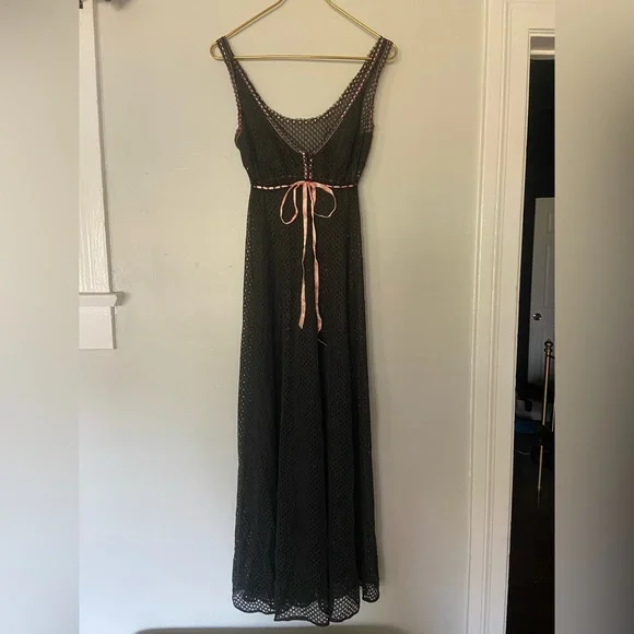 Frederick's of Hollywood | Dresses | Fredericks Of Hollywood Size Medium  Mesh Maxi Slip Dress | Poshmark